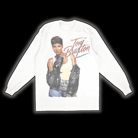 Toni Braxton Debut Album Long Sleeve T-shirt White